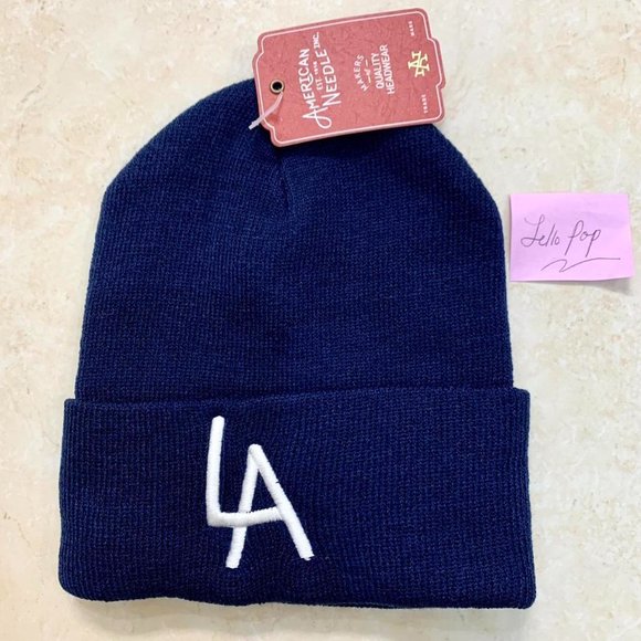 American Needle Other - American needle LA Los Angeles navy blue beanie